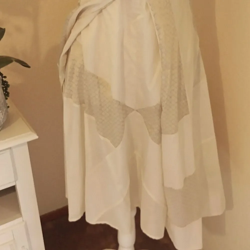 NWT Diane Von Furstenberg Cream Backless Dress